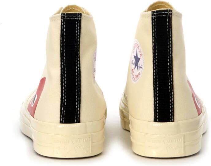 Comme des Garçons Play Big Heart Sportschoenen Beige Dames