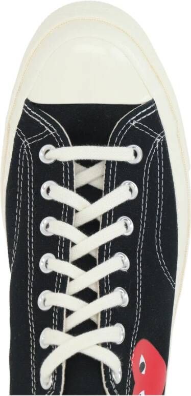 Comme des Garçons Play Black Heart Low-Top Canvas Sneakers
