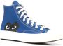 Comme des Garçons Play Blauwe Canvas Chuck Taylor High-Top Sneakers Blue Heren - Thumbnail 3