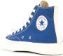 Comme des Garçons Play Blauwe Canvas Chuck Taylor High-Top Sneakers Blue Heren - Thumbnail 4