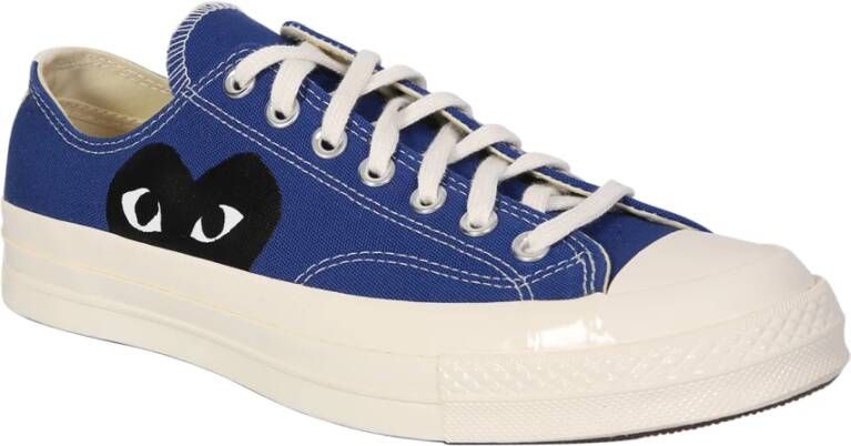 Comme des Garçons Play Blauwe Sneakers Modern Stijl Blue Heren