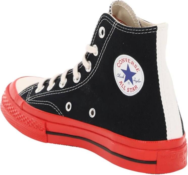 Comme des Garçons Play Chuck 70 Hi-top Sneakers Zwart Heren