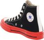 Comme des Garçons Play Hoge Chuck Taylor All Star Sneakers in Zwart en Rood Black Dames - Thumbnail 5
