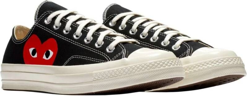 Comme des Garçons Play Chuck 70 Low Zwarte Sneakers Beperkte Oplage Black Heren