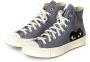 Comme des Garçons Play Chuck Taylor 1970s High Canvas Sneaker Gray - Thumbnail 11