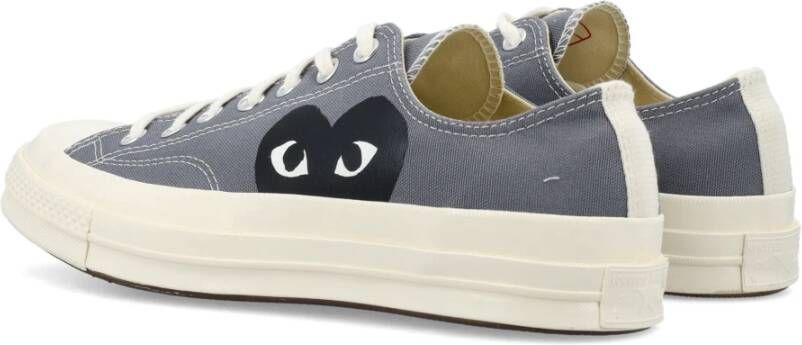 Comme des Garçons Play Grijze Sneakers Chuck 70 CGD Style
