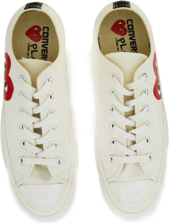 Comme des Garçons Play Grote hart sneakers Beige Dames