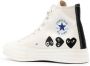 Comme des Garçons Play Hartprint Canvas Hoge Top Sneakers - Thumbnail 2