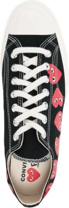 Comme des Garçons Play Hartprint Converse Sneakers Zwart Black Heren