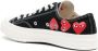 Comme des Garçons Play Zwarte Heart Low-Top Canvas Sneakers Multicolor - Thumbnail 3