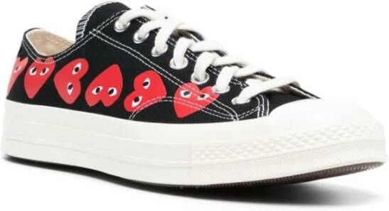 Comme des Garçons Play Hartprint Converse Sneakers Zwart Black Heren