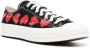 Comme des Garçons Play Zwarte Heart Low-Top Canvas Sneakers Multicolor - Thumbnail 4