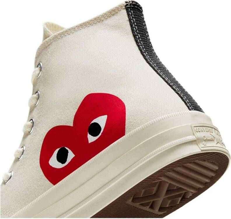 Comme des Garçons Play High Top Canvas Sneakers