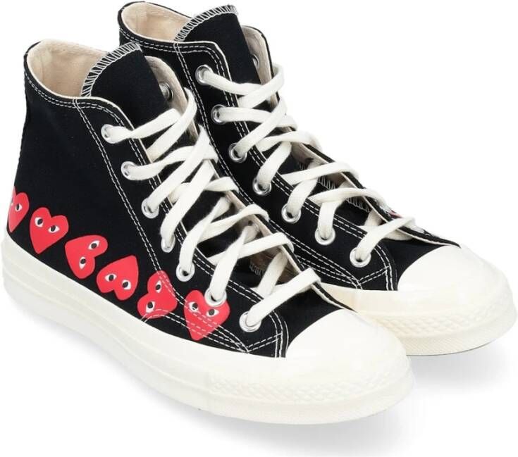 Comme des Garçons Play Hoge Sneaker met Rode Harten