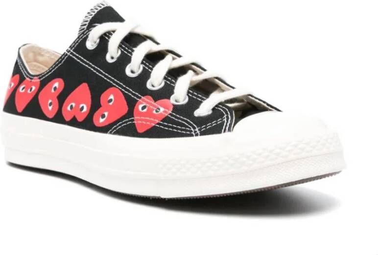 Comme des Garçons Play Lage Top Multi Heart Sneakers Multicolor Heren