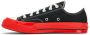 Comme des Garçons Chuck 70 Zwart Rood Ooievaar Sneakers Black Heren - Thumbnail 10