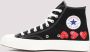 Comme des Garçons Play Multi Heart Hi Top Sneakers Black - Thumbnail 2