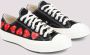 Comme des Garçons Play Zwarte Hart Lage Sneakers Black Dames - Thumbnail 3