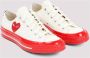 Comme des Garçons Play Off White Converse Sneakers White Dames - Thumbnail 3