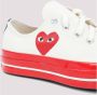Comme des Garçons Play Off White Converse Sneakers White Dames - Thumbnail 4