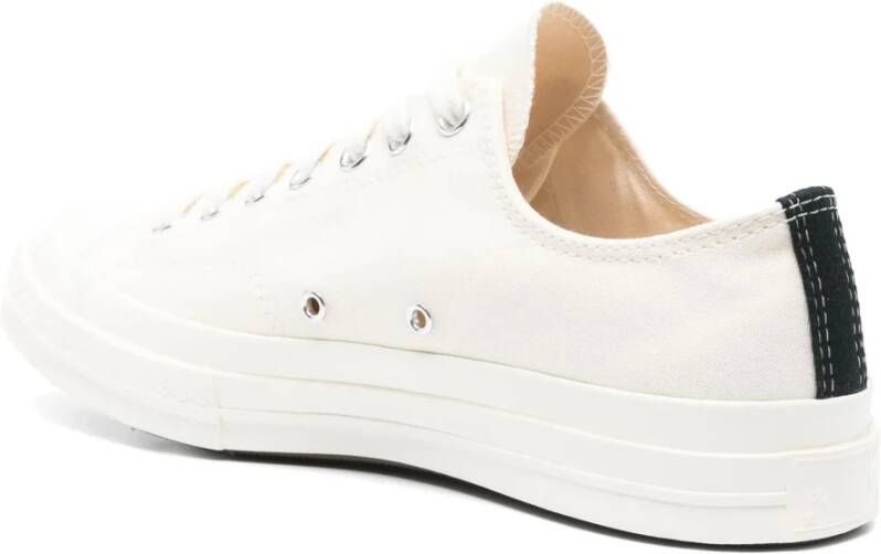 Comme des Garçons Play Rode Hart Lage Top Schoenen
