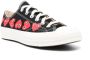 Comme des Garçons Play Zwarte Heart Low-Top Canvas Sneakers Multicolor - Thumbnail 6