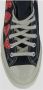 Comme des Garçons Zwarte Canvas Hart Print Sneakers Black Heren - Thumbnail 5