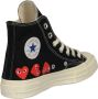 Comme des Garçons Play Multi Heart Hi Top Sneakers Black - Thumbnail 12