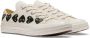 Comme des Garçons Play Witte Chuck Taylor Lage Sneakers met Multi Heart Design White Unisex - Thumbnail 3
