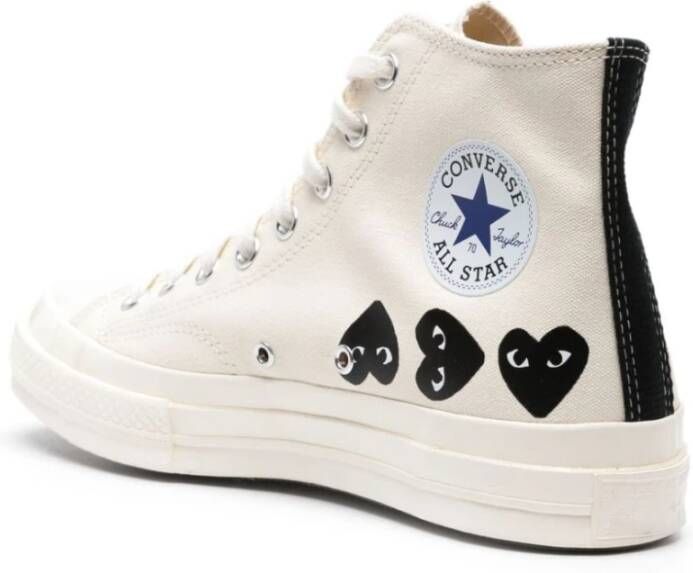 Comme des Garçons Play Witte Multi Hearts Chuck 70 Sneakers White Heren