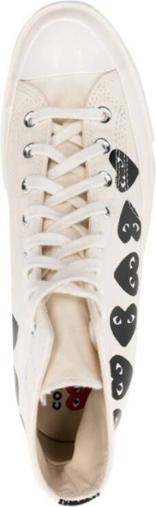 Comme des Garçons Play Witte Multi Hearts Chuck 70 Sneakers White Heren