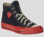 Comme des Garçons Play Zwarte Chuck 70 Sneakers met Rode Zool Black Unisex - Thumbnail 2