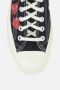 Comme des Garçons Play Zwarte Converse Lage Sneakers met Hartprint Black Heren - Thumbnail 4