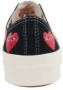 Comme des Garçons Play Zwarte Converse Sneakers met Filip Pagowski Hartprint Black Dames - Thumbnail 3