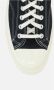 Comme des Garçons Play Zwarte Hart Lage Canvas Sneakers Black Dames - Thumbnail 4