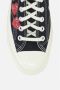 Comme des Garçons Play Zwarte Heart Low-Top Canvas Sneakers Multicolor - Thumbnail 11