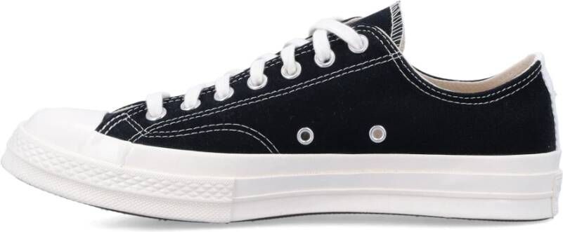 Comme des Garçons Play Zwarte Sneakers Unisex Schoenen Black Heren