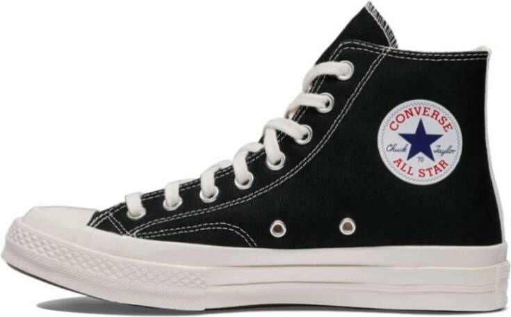 Comme des Garçons Play Zwarte Sneakers Verhogen Schoenencollectie