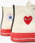 Comme des Garçons Rode zool hoge top Chuck Taylor Beige - Thumbnail 5