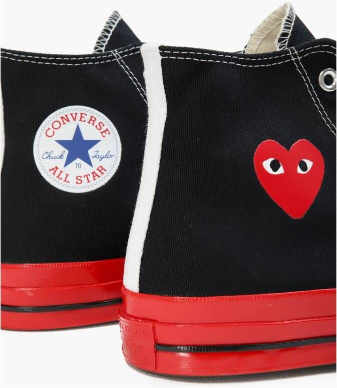 Comme des Garçons Rode zool hoge top Chuck Taylor Rood Heren