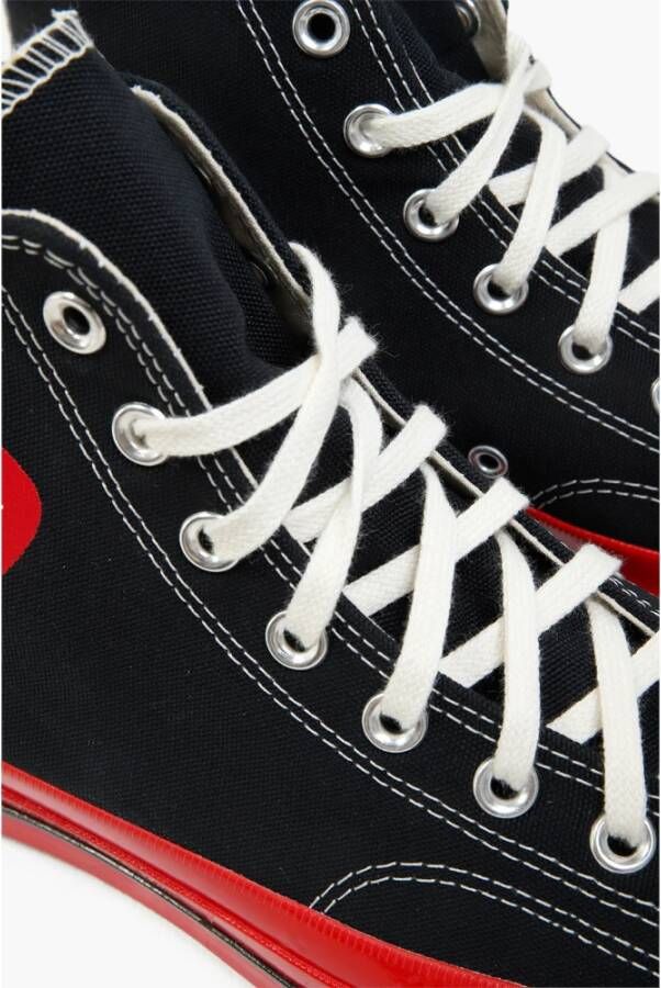 Comme des Garçons Rode zool hoge top Chuck Taylor Rood Heren