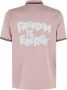 Comme des Garçons Rose Polo Shirt met Energie Slogan - Thumbnail 2