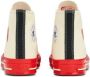 Comme des Garçons Rode zool hoge top Chuck Taylor Beige Heren - Thumbnail 6
