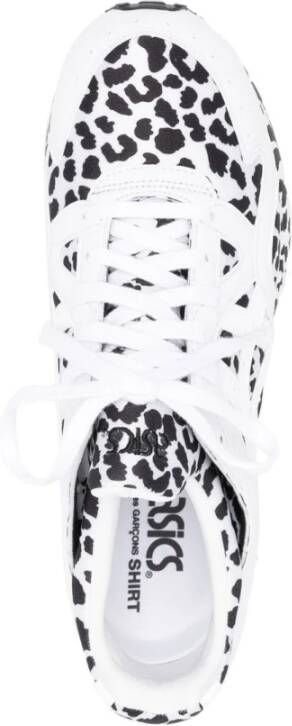 Comme des Garçons Leopard-Print Asics Sneakers voor Heren Wit Heren