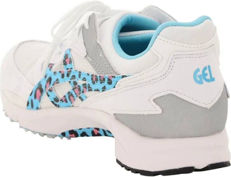 Comme des Garçons Mesh Sneakers met Multicolor Print Wit Heren