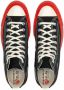 Comme des Garçons Play Zwarte en Rode Hoge Sneaker met Iconisch Hart Black Unisex - Thumbnail 3