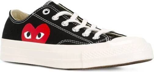 Comme des Garçons Zwarte Chuck Taylor Lage Sneakers Black Dames