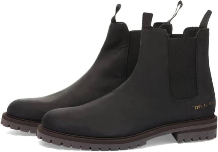 Common Projects Chelsea Boots Black Heren