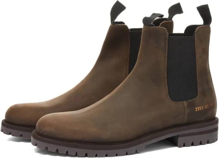 Common Projects Chelsea Boots Brown Heren