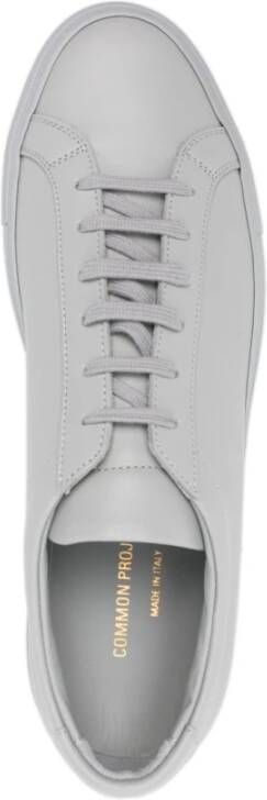 Common Projects Grijze Leren Sneakers voor Mannen